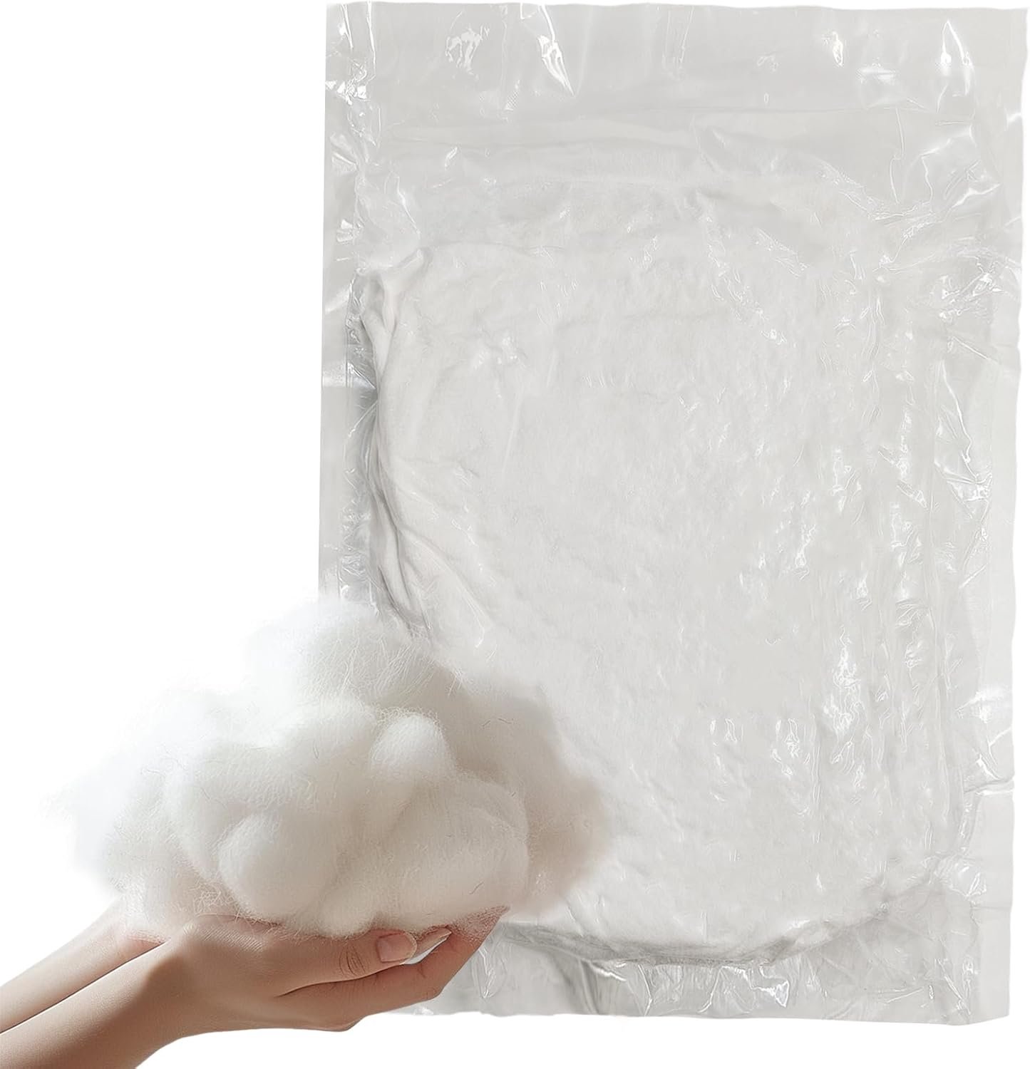 Speelgoedvulling 500 g - polyester fiberfill - ideaal voor knuffeldieren en kussens - perfect voor knutselen - ShopVlot