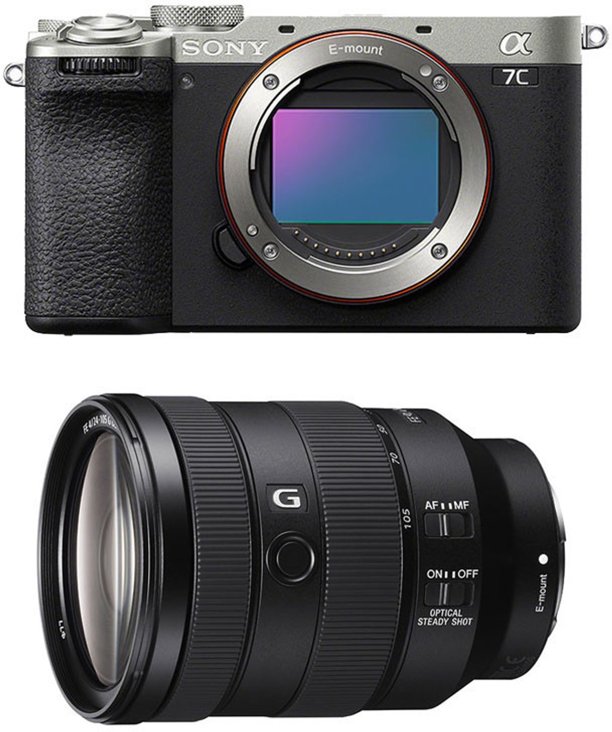 SONY ALPHA 7C II Silver + FE 24-105