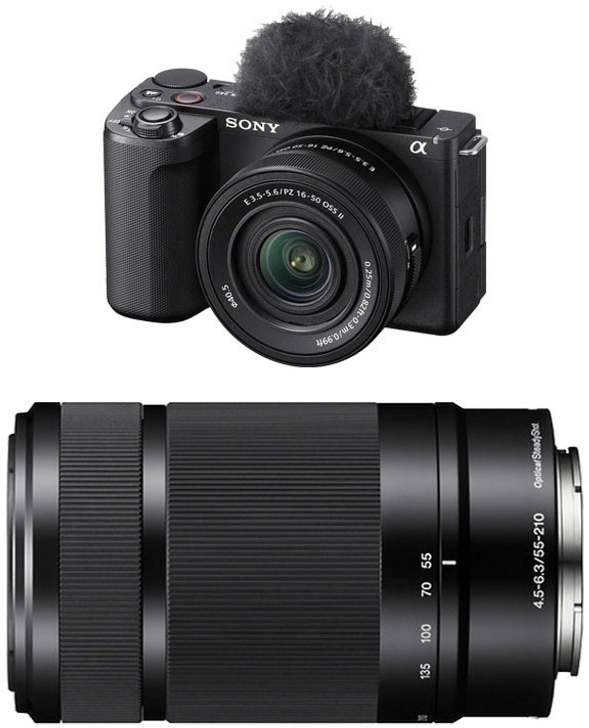 SONY ALPHA ZV-E10 II SCHWARZ + 16-50 II + 55-210