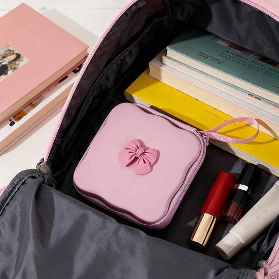 2 Stuks Waterdichte Harde Oordopjes Etui met Interne Scheiding Compacte Draadloze Hoofdtelefoon Organizer voor Reizen Zakformaat Accessoireopslag voor Zakenreizigers — afbeelding 4