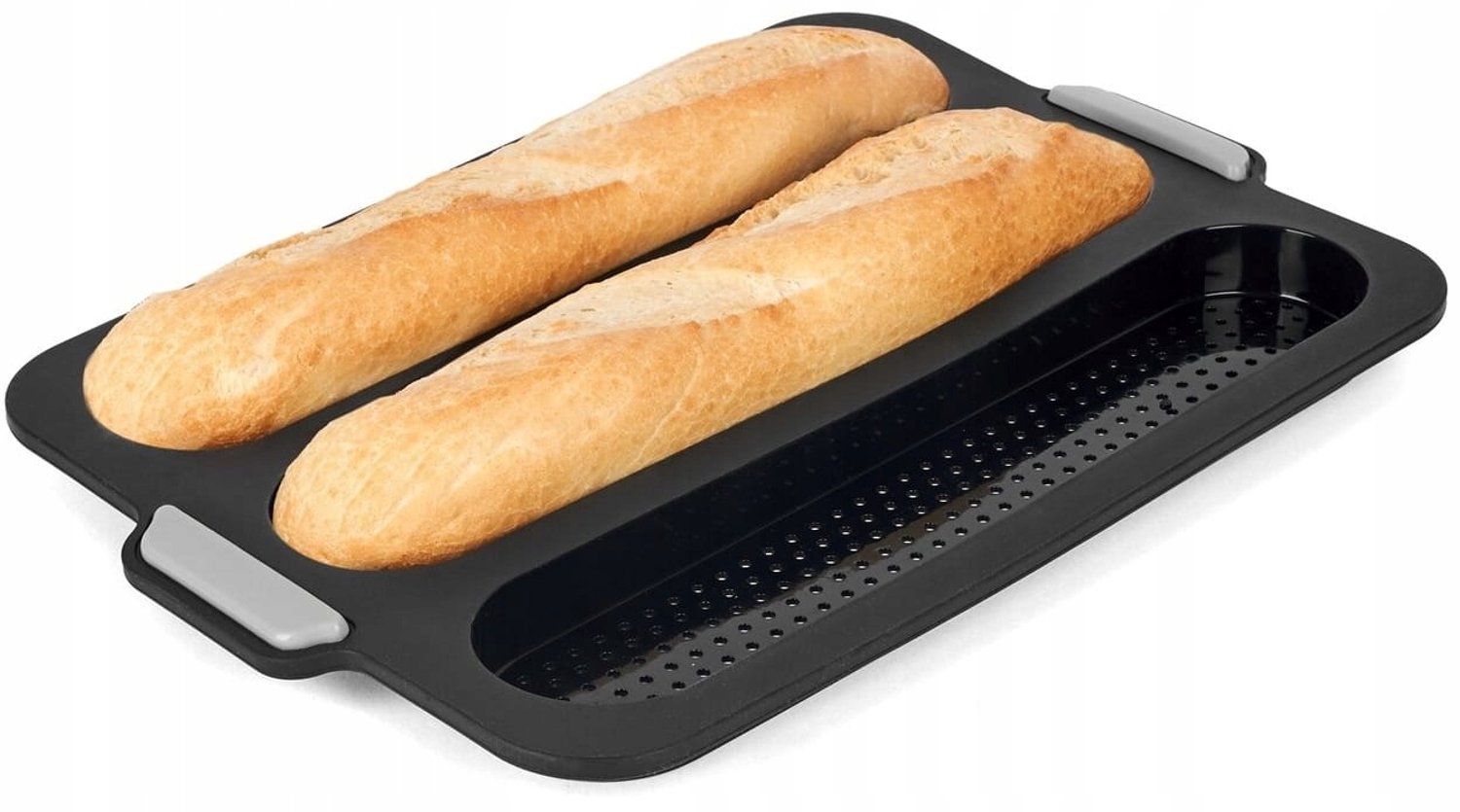 Siliconen bakvorm voor 3 baguettes - Perfect knapperig brood