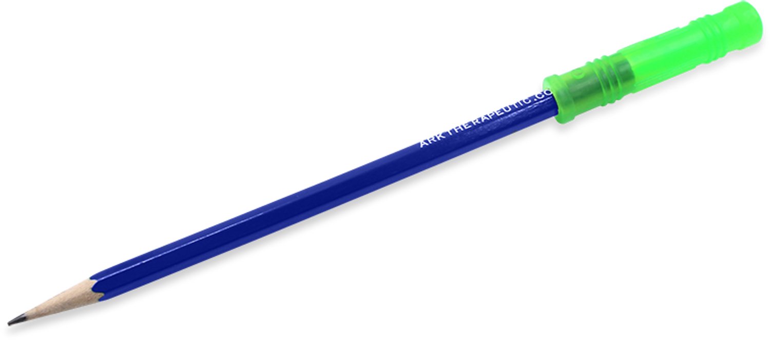 ARK Therapeutic bijtspeelgoed potloodtopper groen kauwspeelgoed sensorisch.