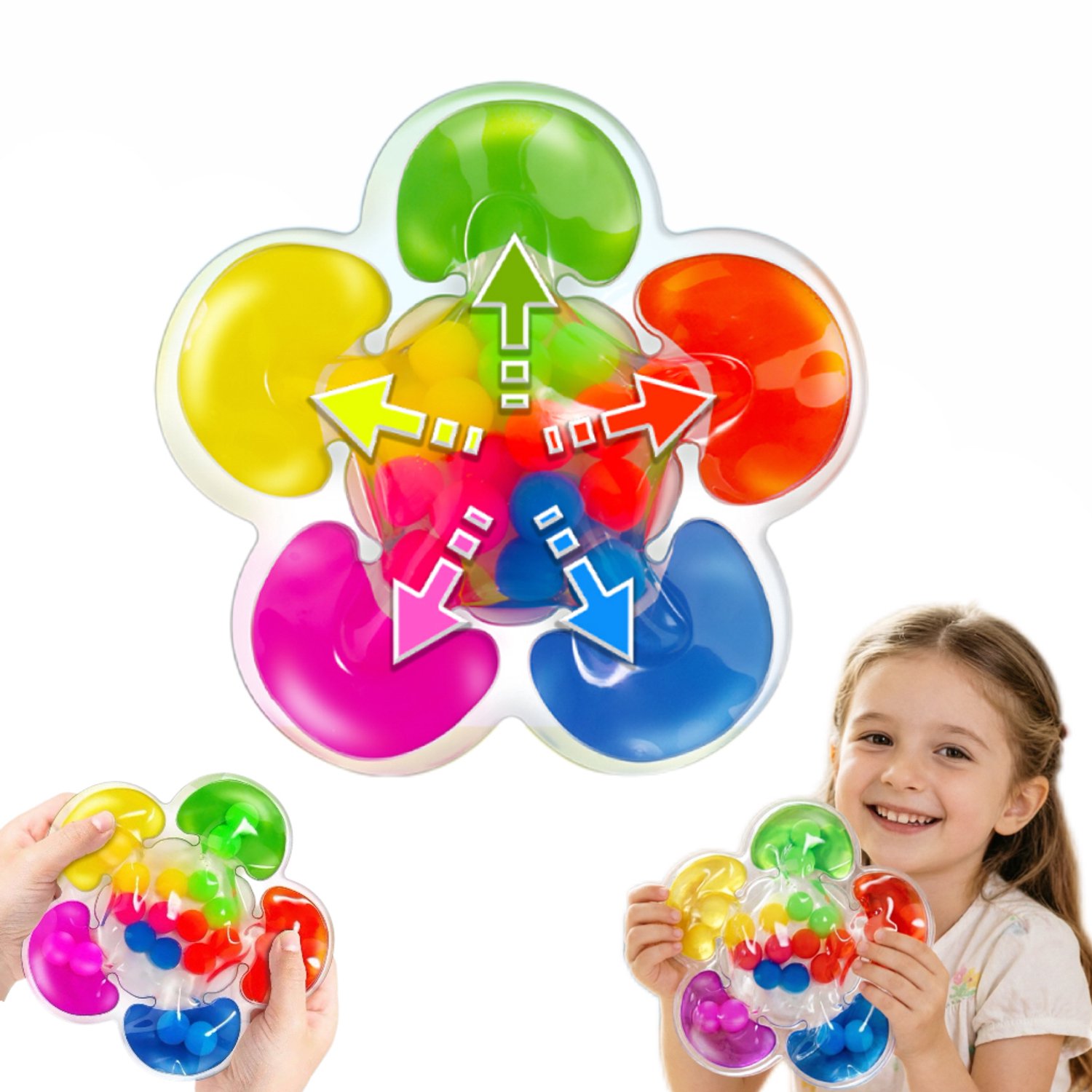 Kleur Sorteren Sensory Speelgoed voor Peuters - Educatief Fidget Speelgoed - Reis Speelgoed - Leerspel voor Kinderen van 1,2,3 Jaar