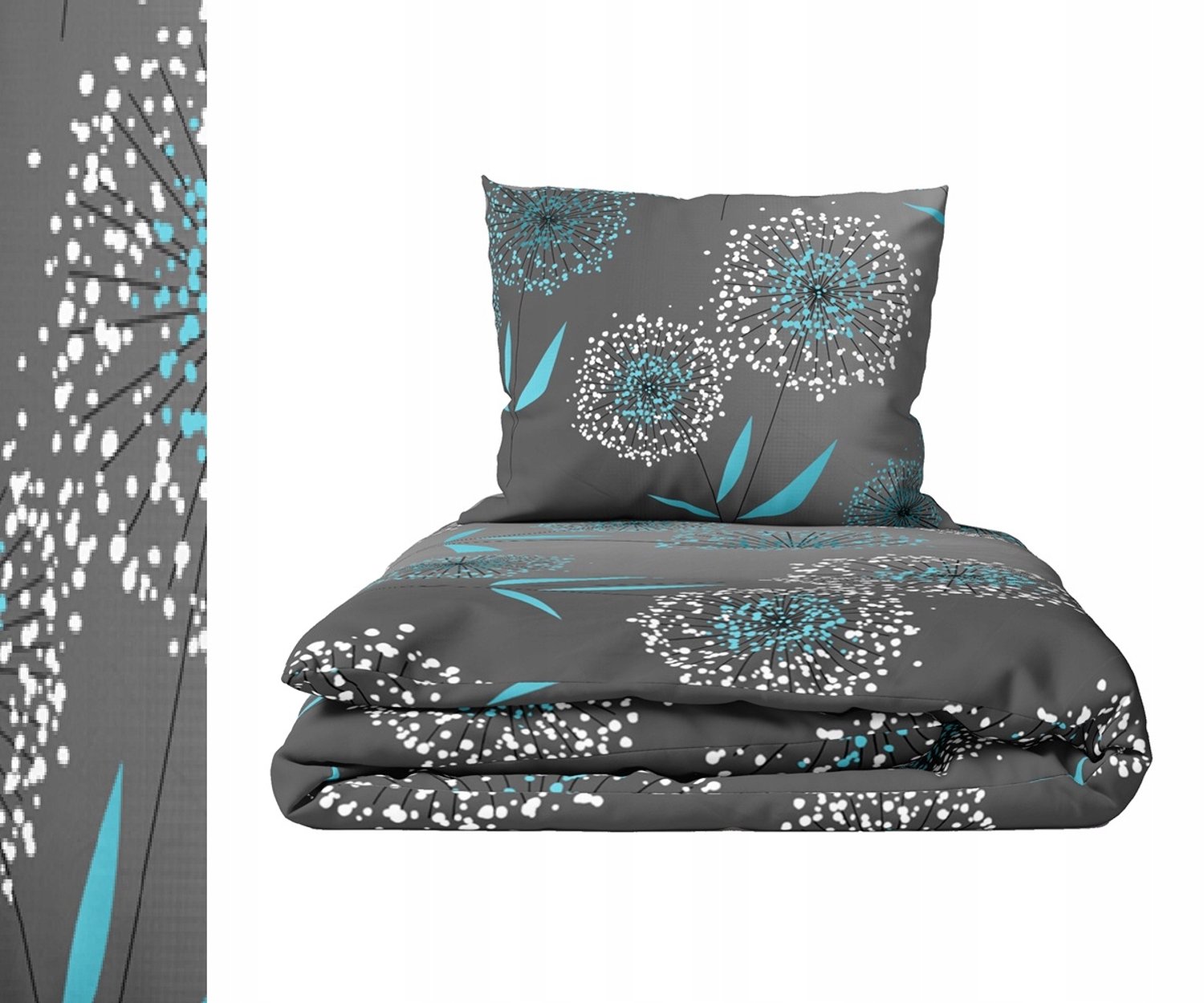 Hotelkwaliteit Beddengoed Set 160x200cm, 100% Katoen, Turkse Dandelion Print