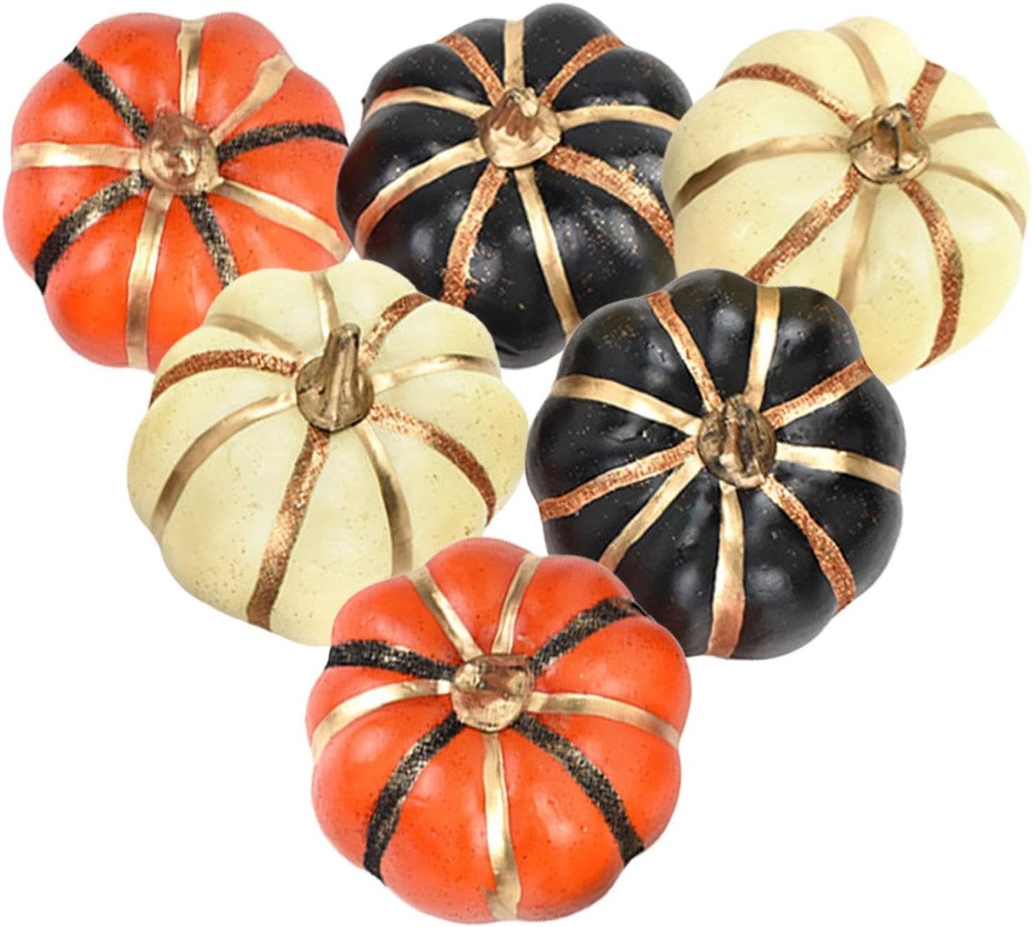 Kunstpompoen voor Halloween, tafeldecoratie