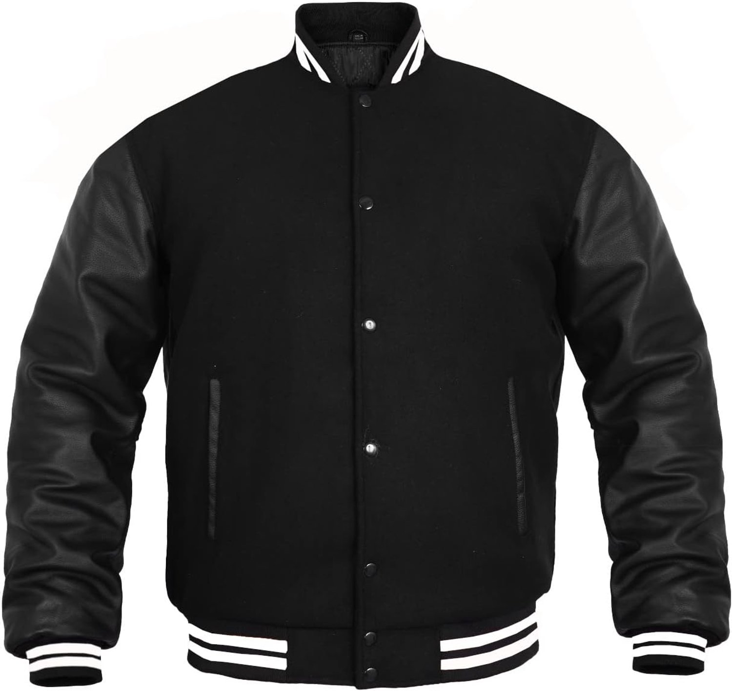 Varsity Jas Echt Lederen Mouw En Wolmix Letterman Jongens College Varsity Jassen XS-5XL