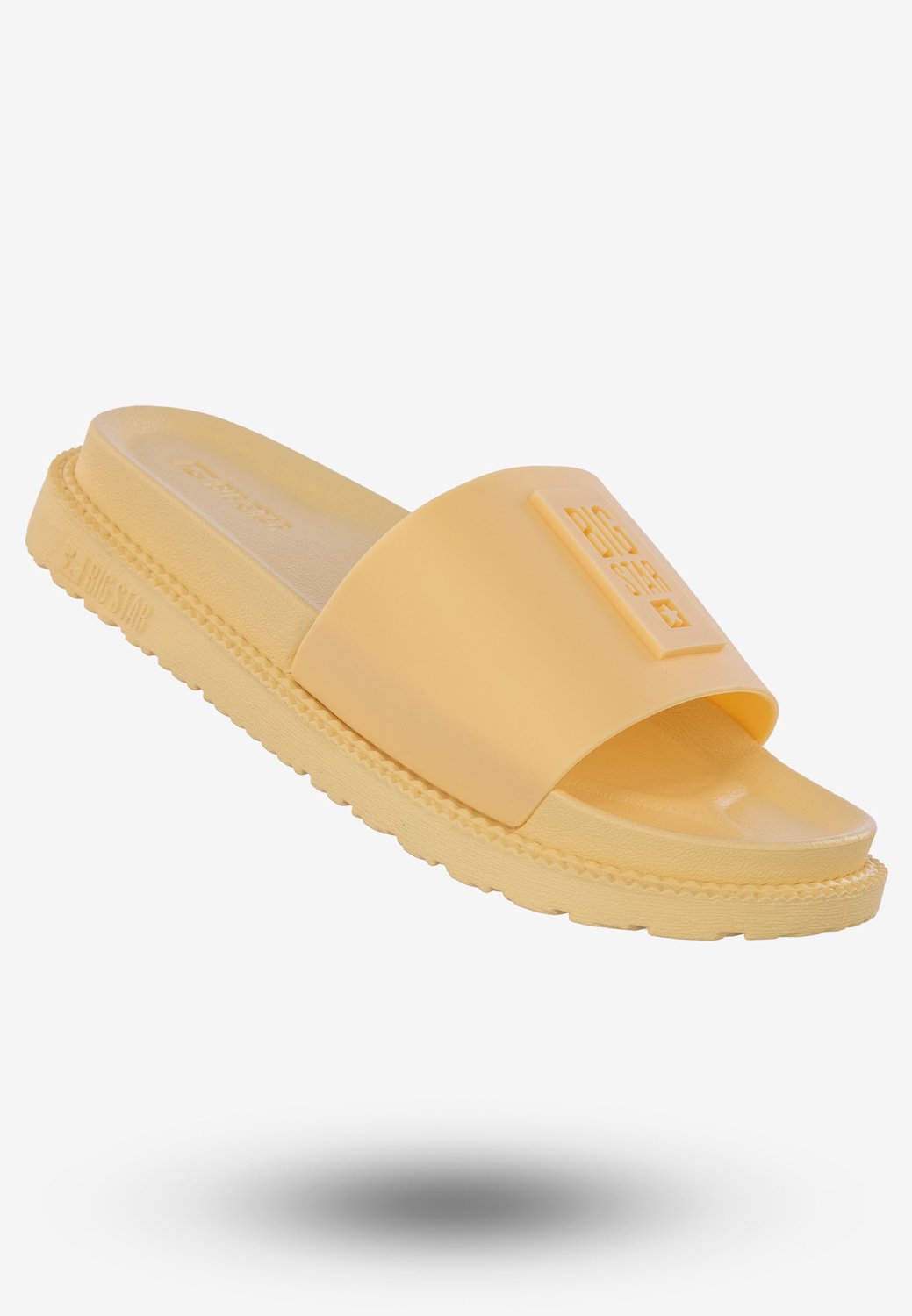 Big Star Dames Slippers Geel LL274427 - Lichtgewicht voor Strand & Zwembad