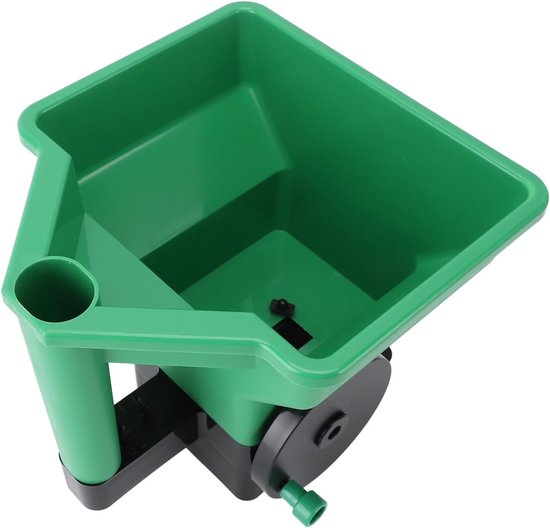 3L Handmatige kleine arbeidsbesparende draagbare gazontuinstrooier voor kunstmest Zoutgroen Compact lichtgewicht duurzaam PP-materiaal — afbeelding 5