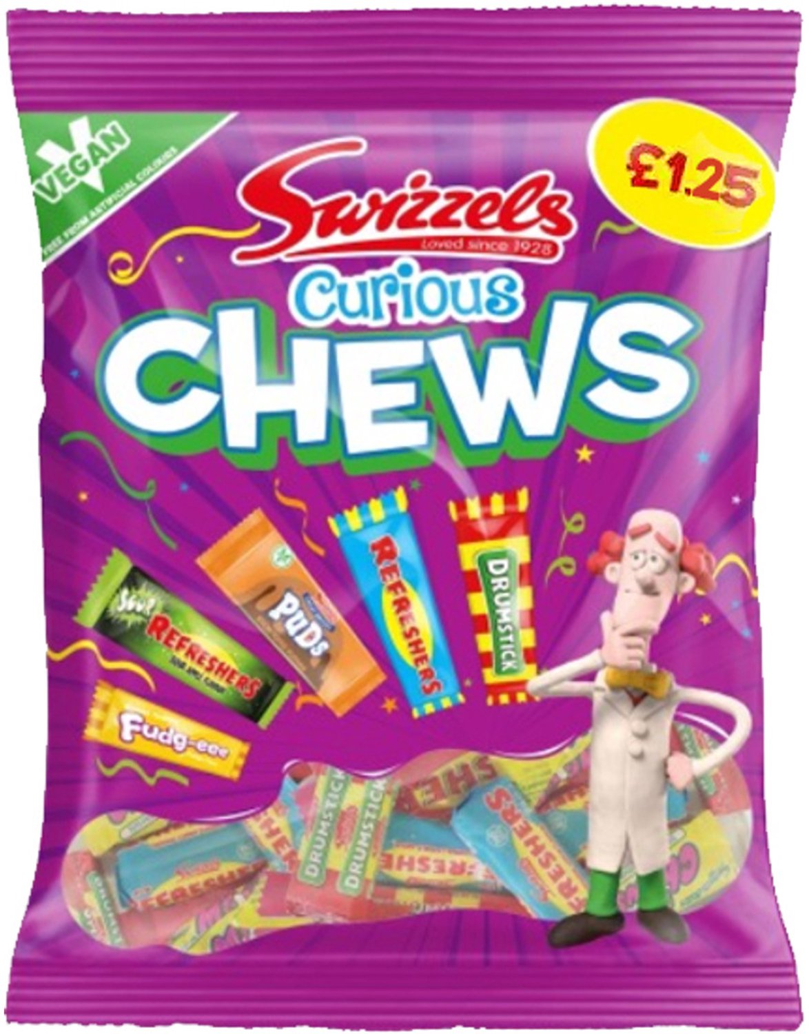 Swizzels Matlow Curious Chews - Engels zacht snoep - 12 x 135 g