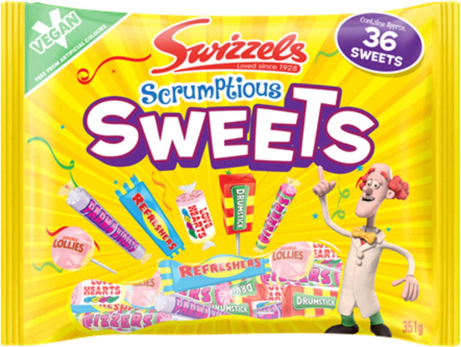 Swizzels Matlow Scrumptious Sweets - zacht snoep - 10 x 351 g