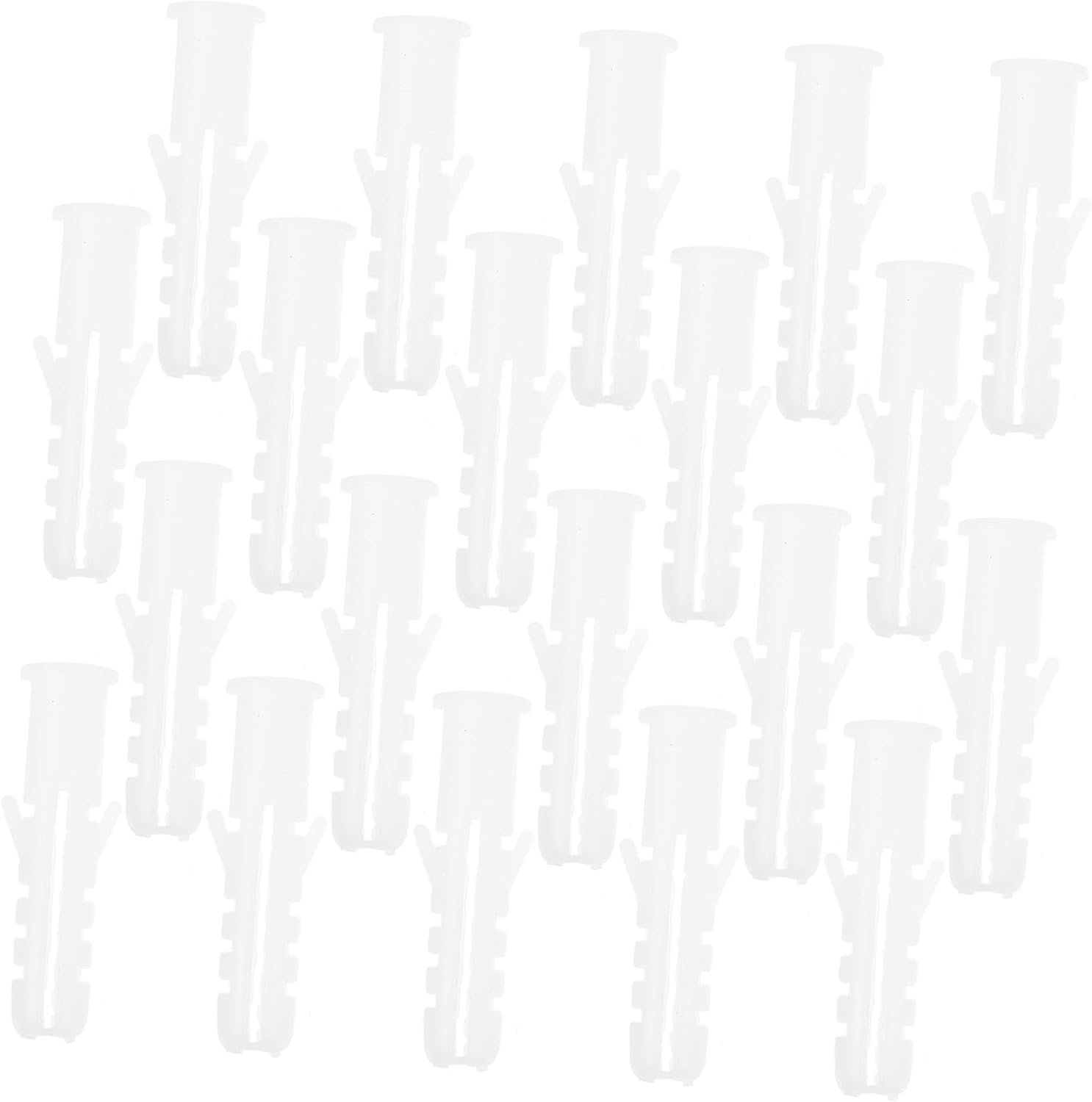 1 Set Expansie Schroef Plug Pluggen Opgewaardeerd Roestvrij Stekker Uitbreiding Schroeven Plug Expansie Schroef Buis Expansie Plug Kunststof Expansiebuis Plastic Wit 100 Stuks