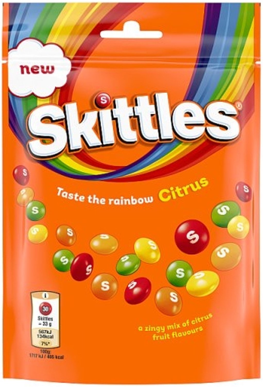 Skittles Citrus - Engels zacht snoep - 15 x 136 g