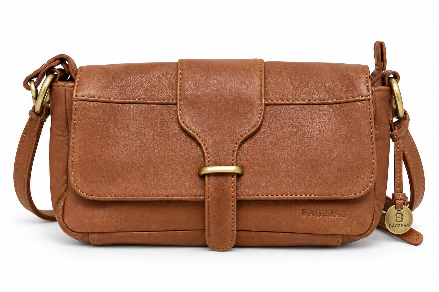 Bag2Bag New Napels Schoudertas - Cognac