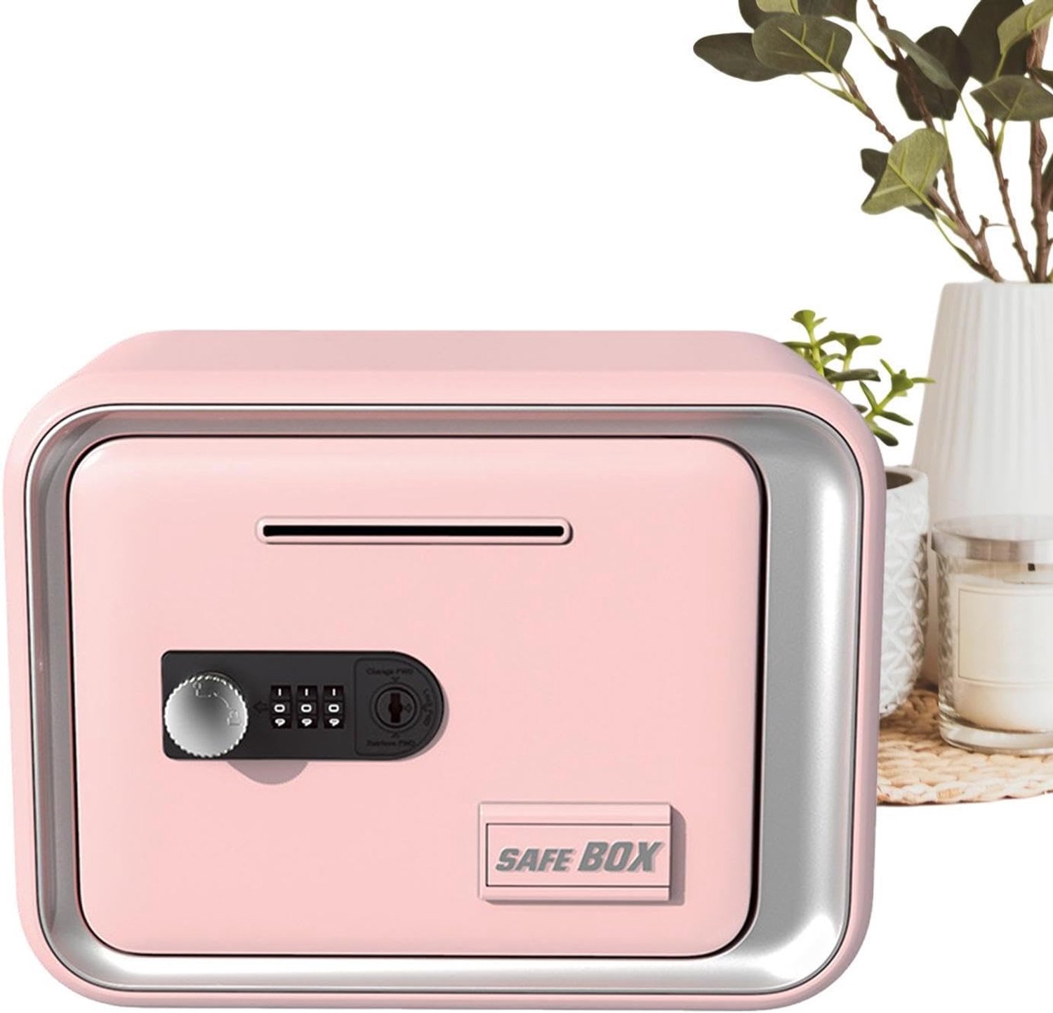 Bank Safe Kleine Wachtwoord Coin Besparingen Organizer Container