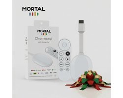 Mortal Android TV Dongle Streamer 2GB RAM-16GB opslag - Smart TV Dongle-Draadloos Casten via WIFI