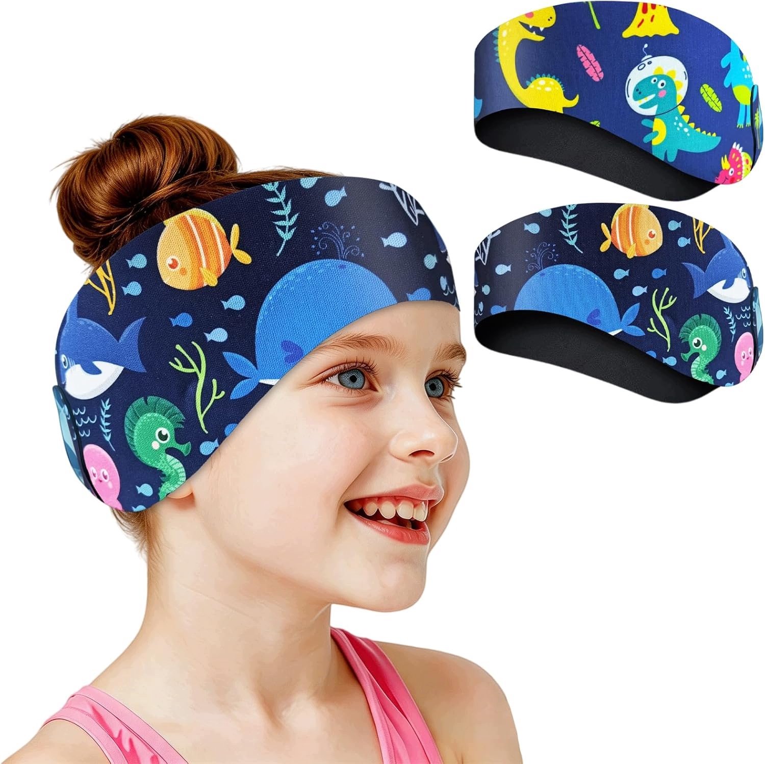 Neopreen Zwemband Dinosaurus - Oorprotectie & Comfort voor Jong & Oud