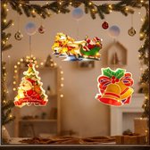 LED Kerst Raamverlichting (Set van 3 led) -LED kerstverlichting-zuignappen-Kerstman, Bellen & Rendier - Kerstverlichting figuur -raamverlichting