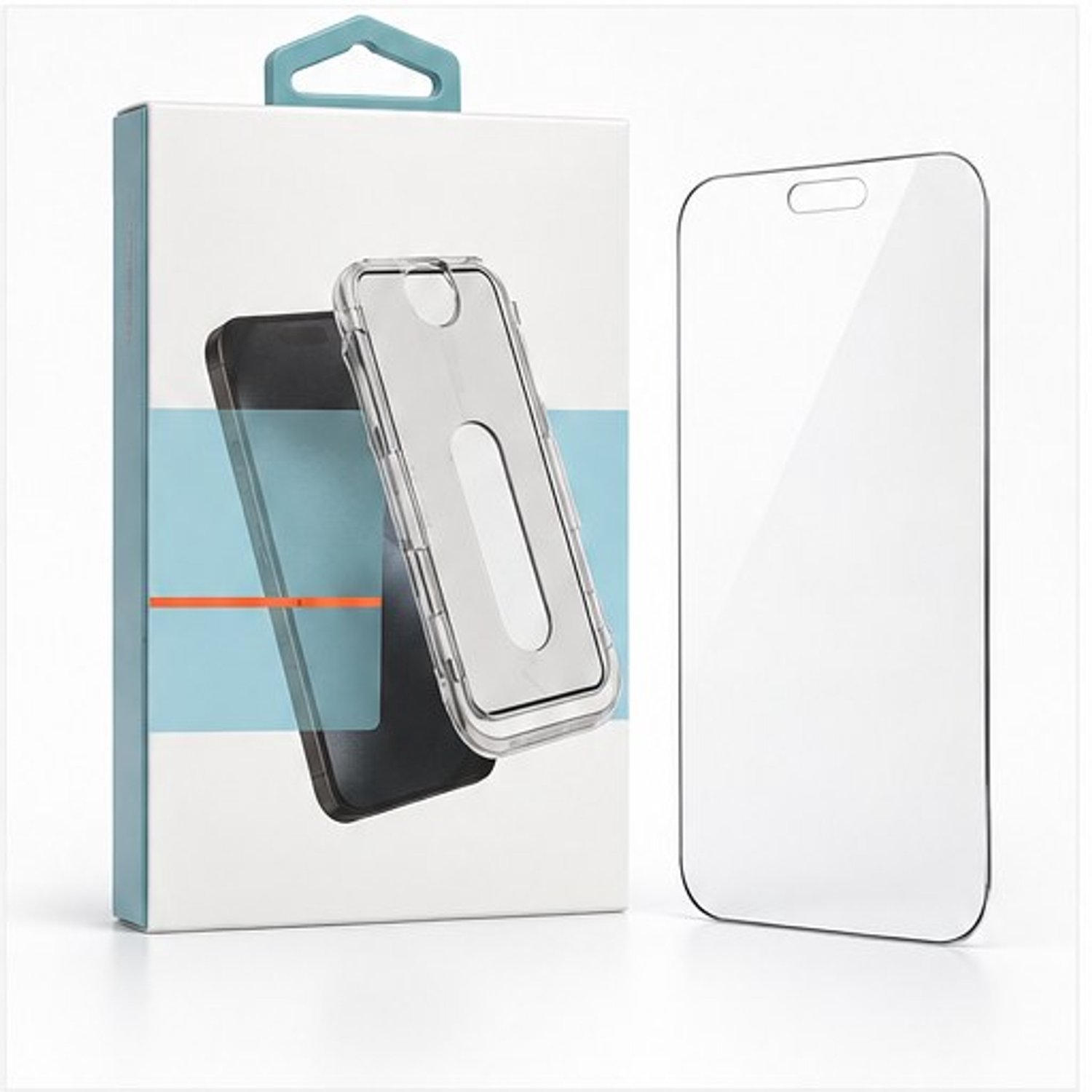 Eisenz - Screenprotector geschikt voor iPhone 15 Plus - Beschermglas van Gehard Glas - 6D HD Full Glass - Tempered Glass - Met Installatiehulp