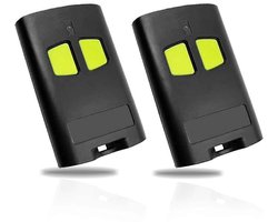 Twee draagbare afstandsbedieningen van 433 MHz Geschikt voor Beninca to Go 2VA garagedeur-afstandsbedieningen met rolling code.