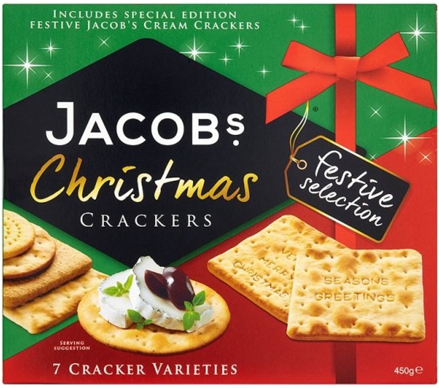 Jacob's Christmas Crackers - Zoutjes - 6 x 450 g