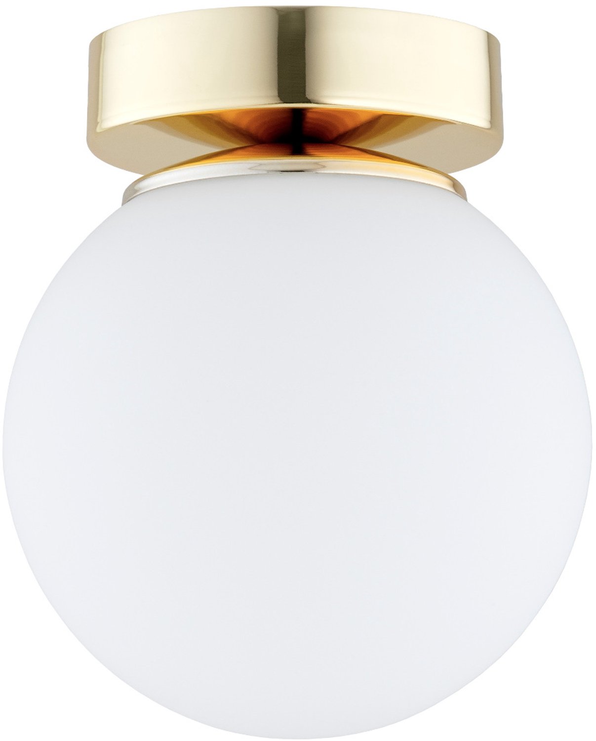 Gouden Plafondlamp met Witte Bollen - E27 Fitting