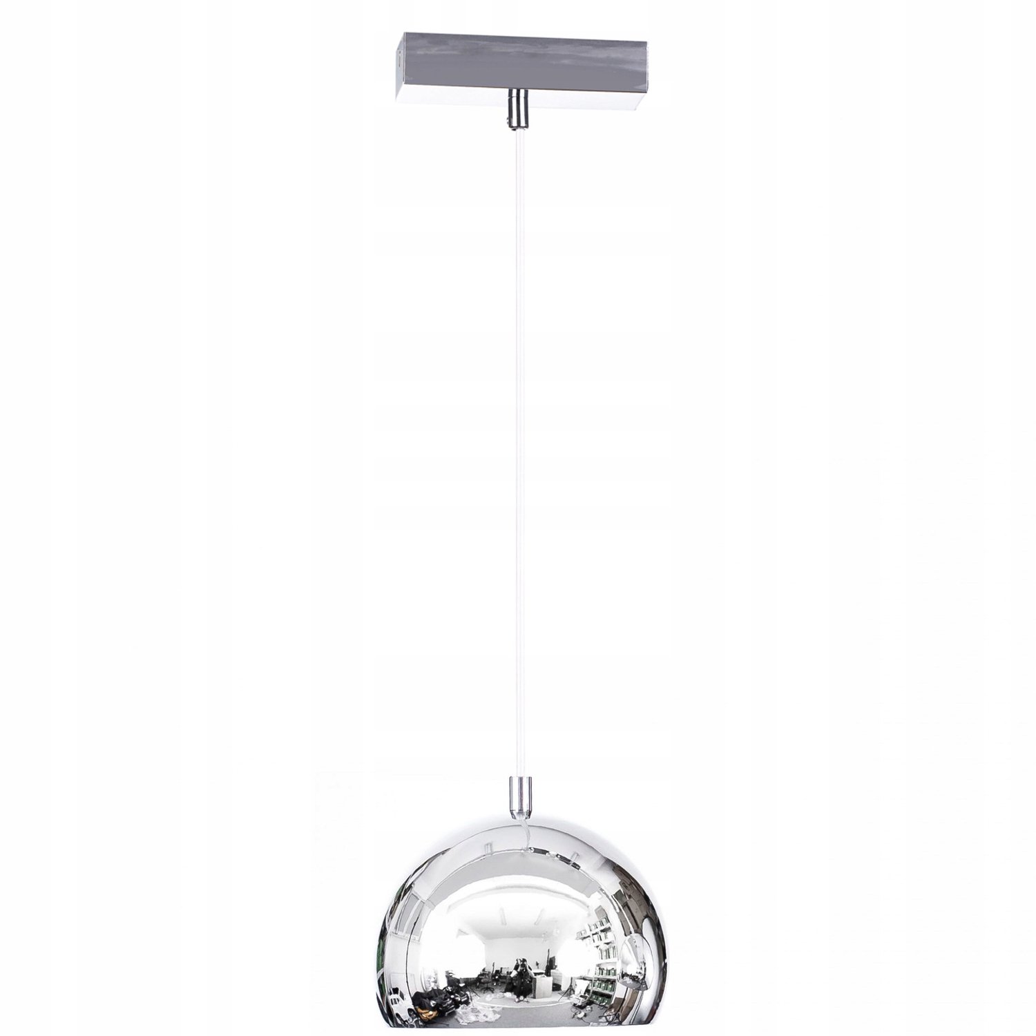 Moderne Hanglamp KOMA 1 Chroom LED E27