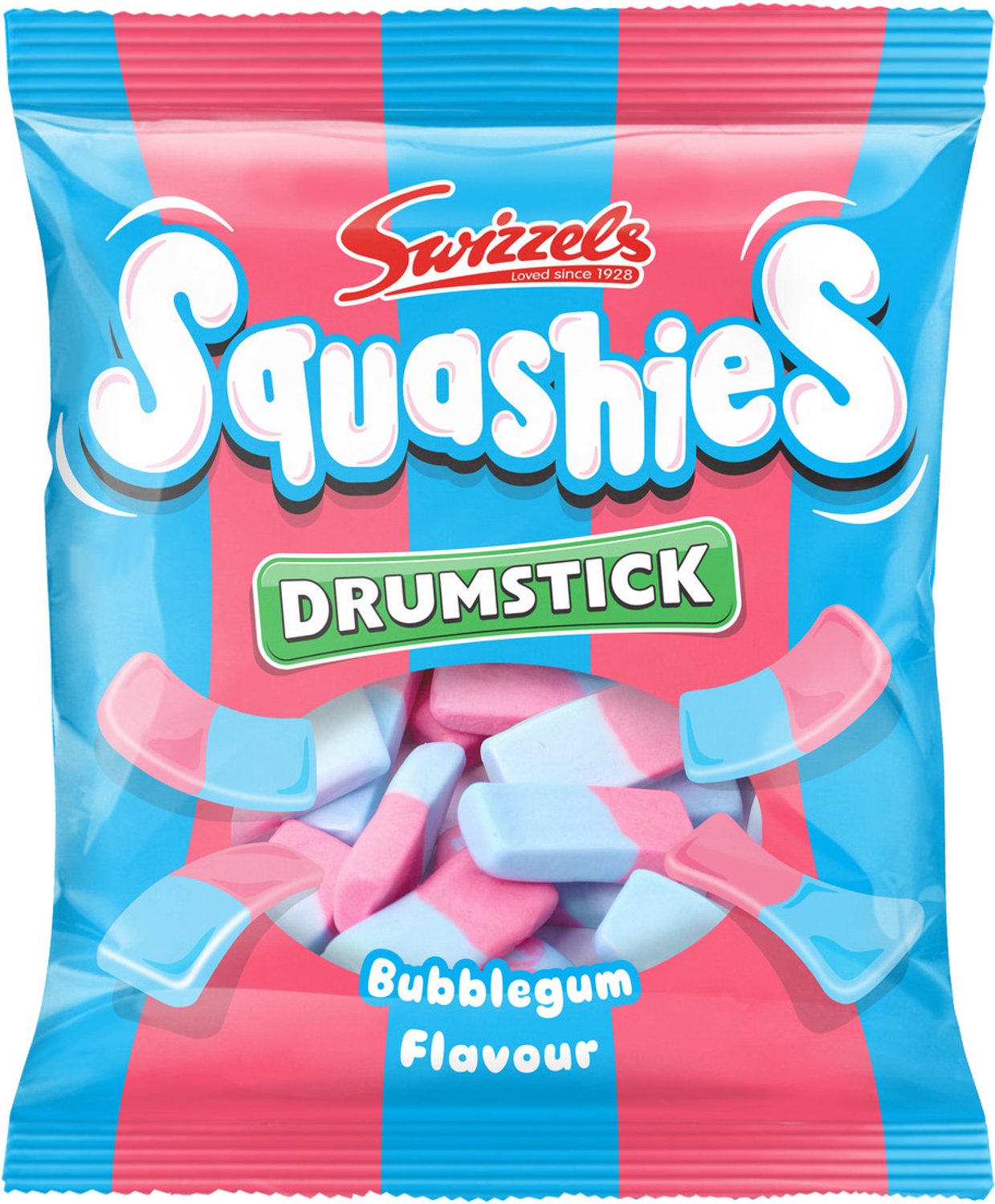 Swizzels Matlow Squashies Bubblegum - Zacht Snoep - 12 x 120 g