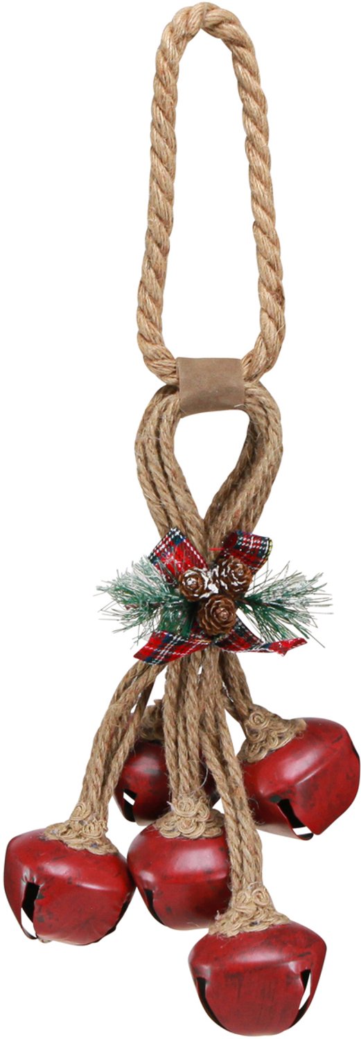 Tros ijzer klokje h53 cm a2 hangdeco Decoris