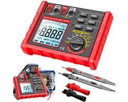 Digitale Isolatieweerstandsmeter - Megohmmeter - 1000 V-Isolatietester - Megger-Meter Met LCD-Achtergrondverlichting