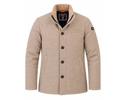 NZA New Zealand Auckland - Winterjas - Mannen - XL - Bruin - Wol - 26KN804