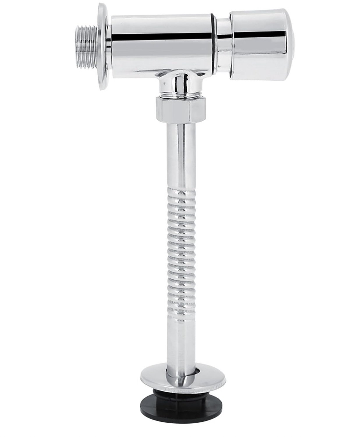 Urinoir Spoelventiel - Zinklegering met Automatische Afsluiting - Voor Badkamer en Toilet - Zilverkleurig