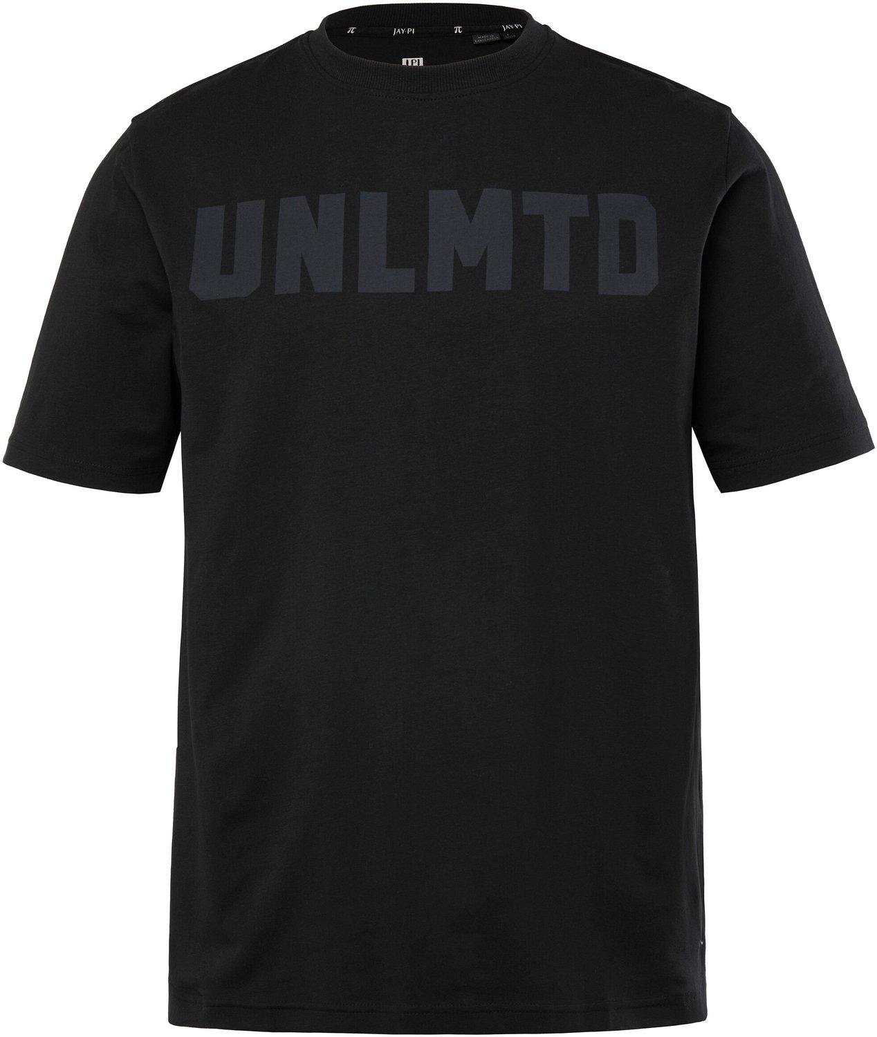 JAY-PI - Heren - T-shirt fitness halflange mouwen - Zwart - Maat XXL