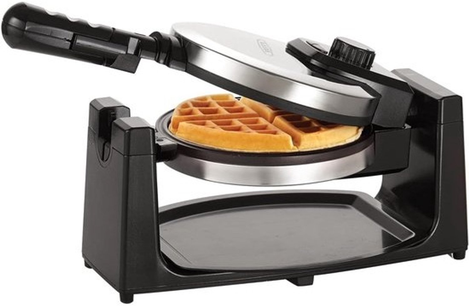 Wafelijzer - Wafelmaker - Ontbijt bereiden - 4 wafels per keer - 17.8 cm - RVS
