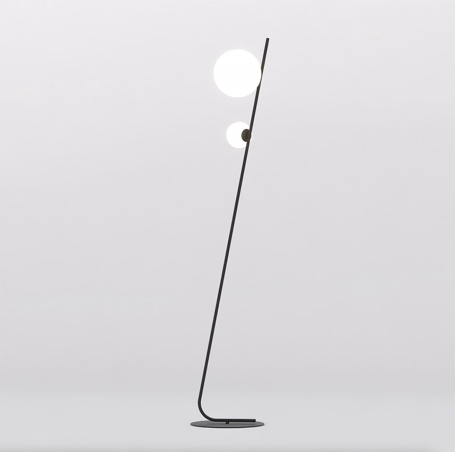 Emibig TATU LP2 BLACK - Minimalistische vloerlamp voor elke ruimte