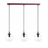 COSMO 3 BURGUNDY TRANSPARENT