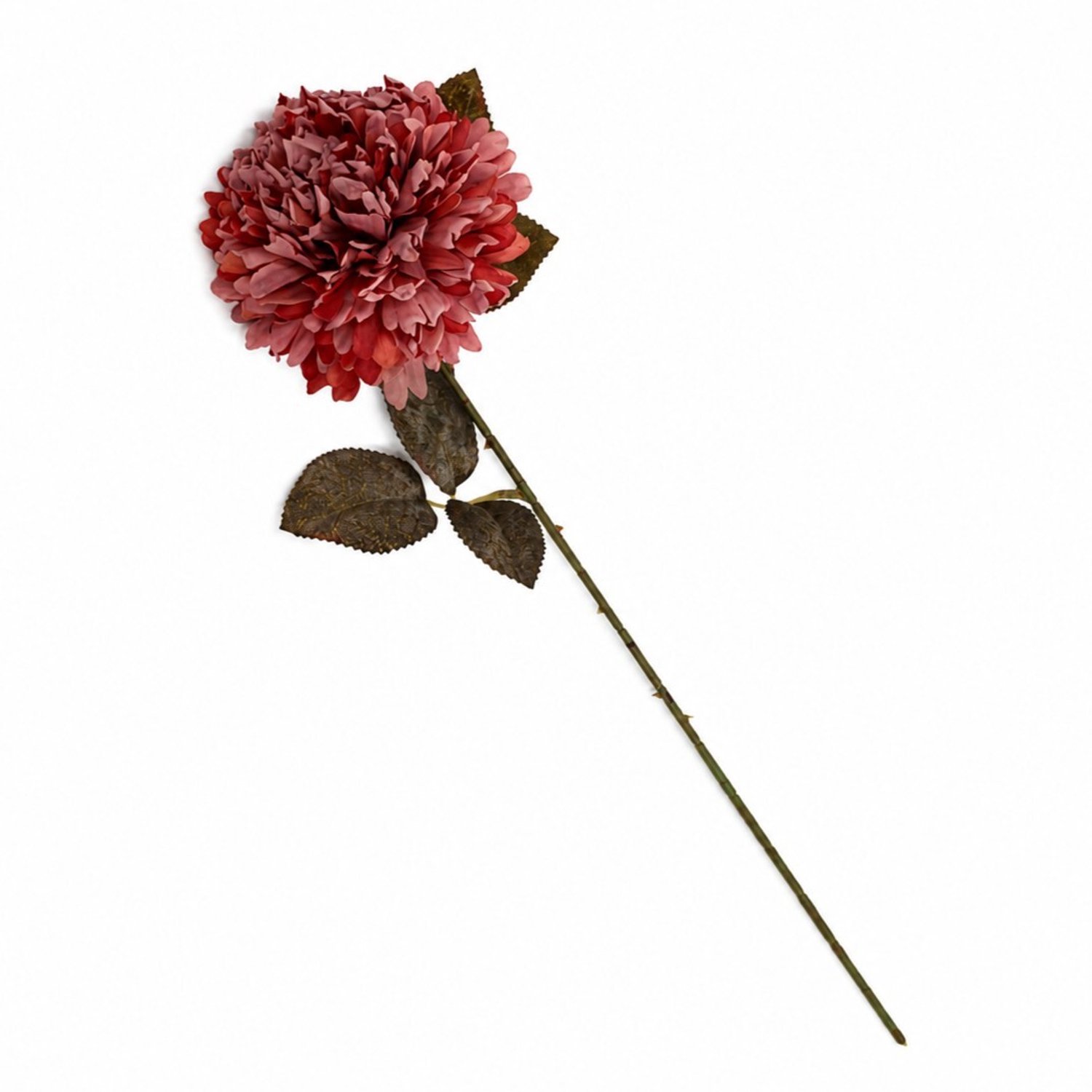 Kunstbloem Chrysant enkel 52cm fucshia