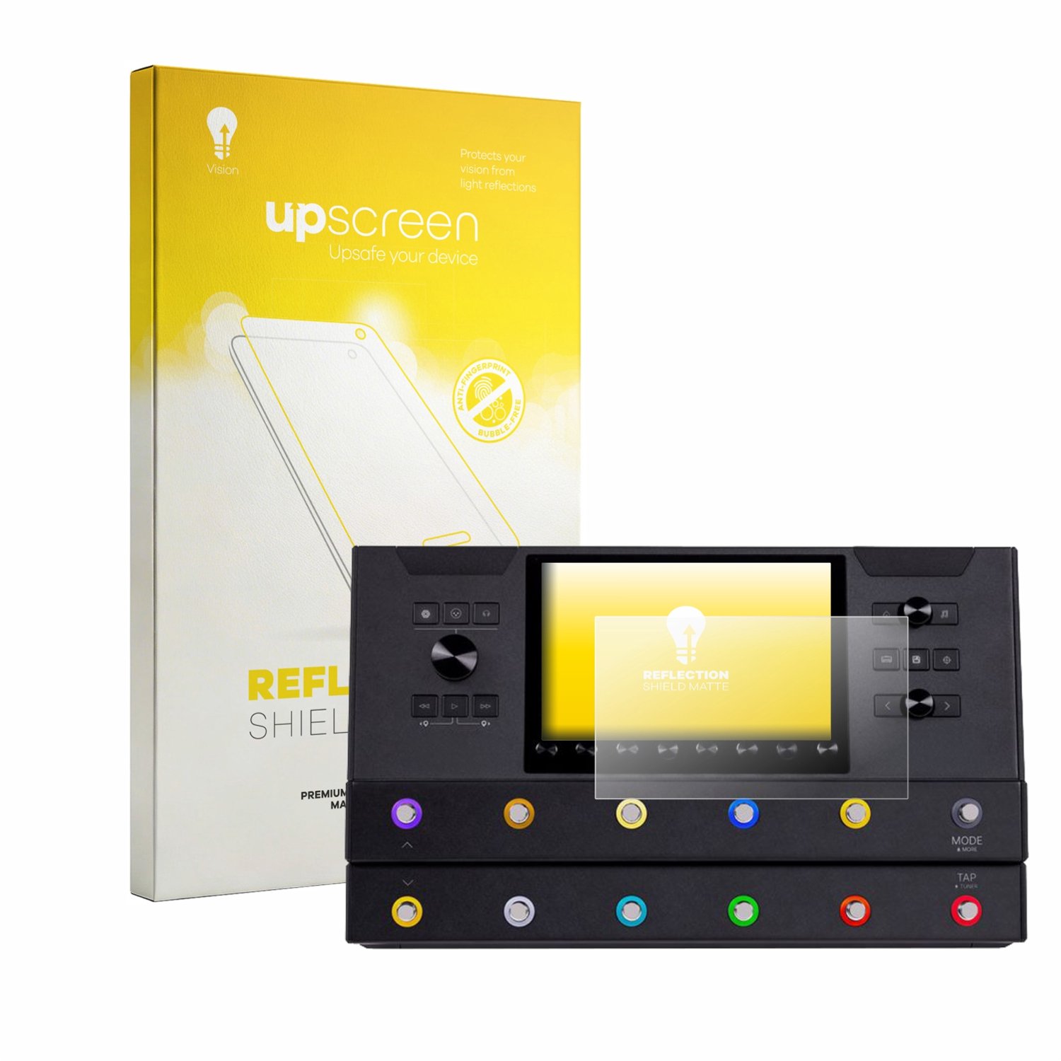upscreen - Screenprotector voor Line 6 Helix Stadium Floor - Folie Beschermfolie anti glare matte