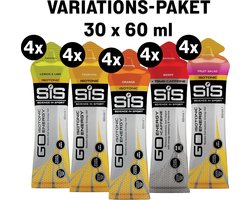 Science in Sport - SiS Go Isotonic Energiegel - 30x60 ml - Variatie pack bundel - Running gel met 22g koolhydraten