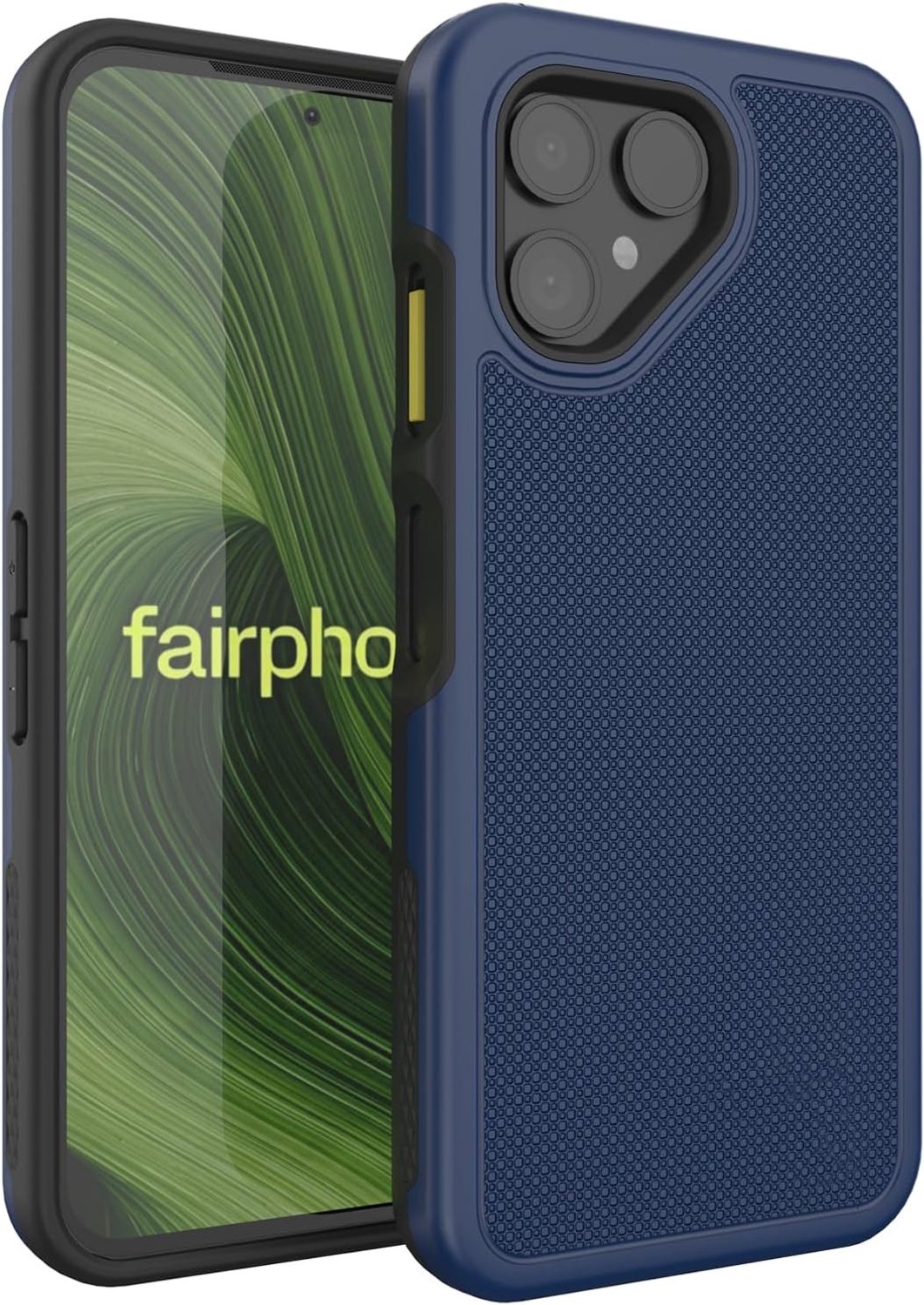 Zandarix Hoesje Geschikt voor Fairphone Gen 6 / Gen 6+ - Militaire Kwaliteit - Dubbellaags Schokbestendig - Antislip - Back Cover Hoesje - Indigoblauw