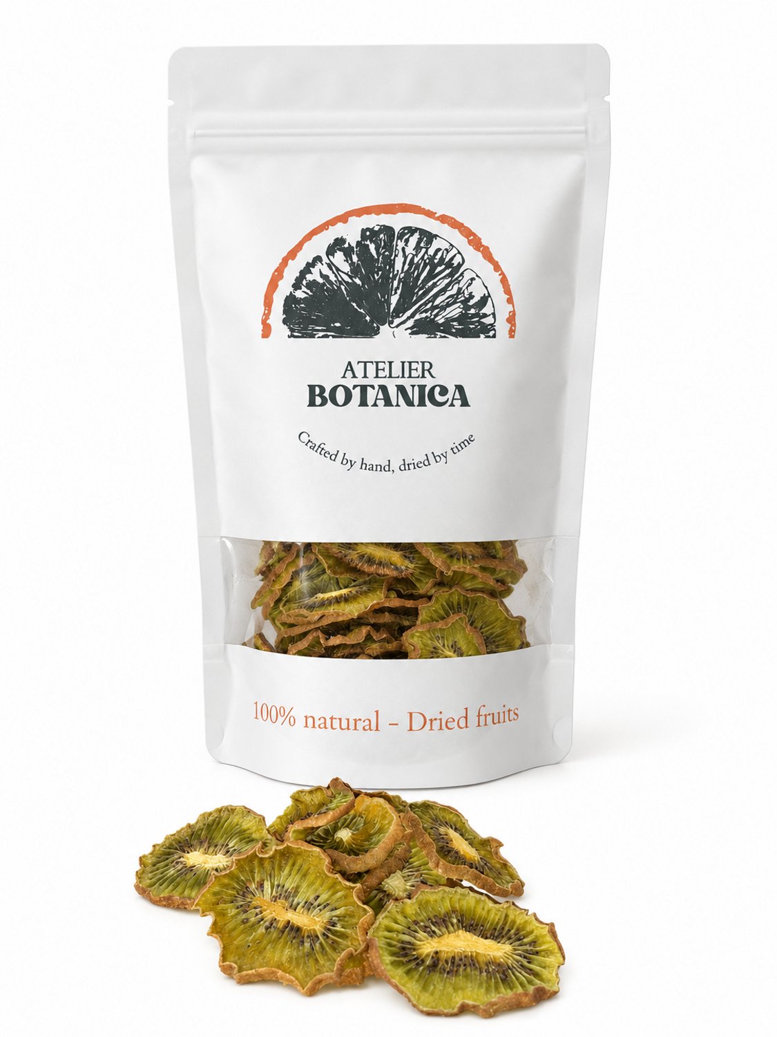Atelier Botanica - Gedroogd fruit - Gedroogde kiwi schijfjes 100 g - Voor cocktails en meer