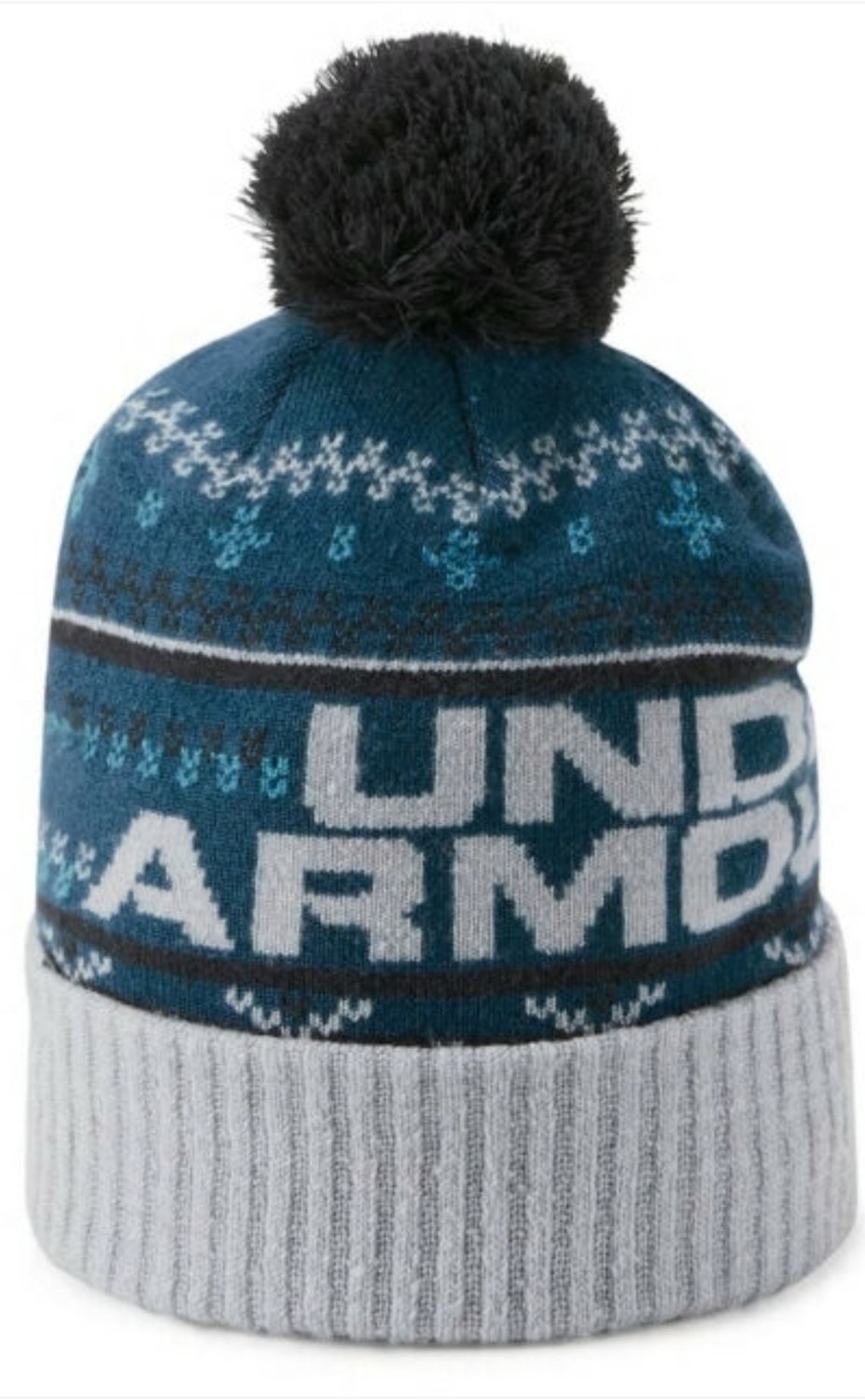 Under Armour - Winterlook Muts - Blauw/Zwart/Grijs - One Size