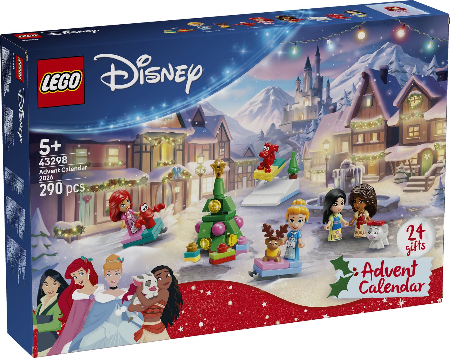 LEGO | Disney Princess Adventskalender 2026 Speelgoed voor Kinderen met Poppetjes 2026 43298 – foto 2