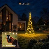 Lumedi All-Floor 360 Led - 3 meter - LED Kerstboom - Incl. Deelbare mast en voet - 360 Warm Wit Led Lampjes - Afstandsbediening - Kerstverlichting voor binnen en buiten