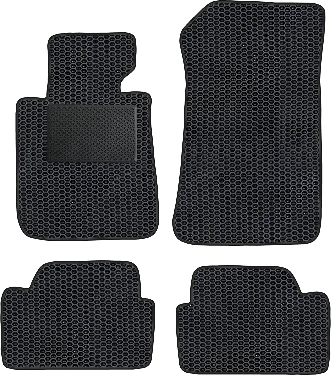 BM008 EVA Serie - Auto Vloermatten Set - Geschikt voor BMW 1er E87 2004-2011 - Duurzaam en Hipoalergeen