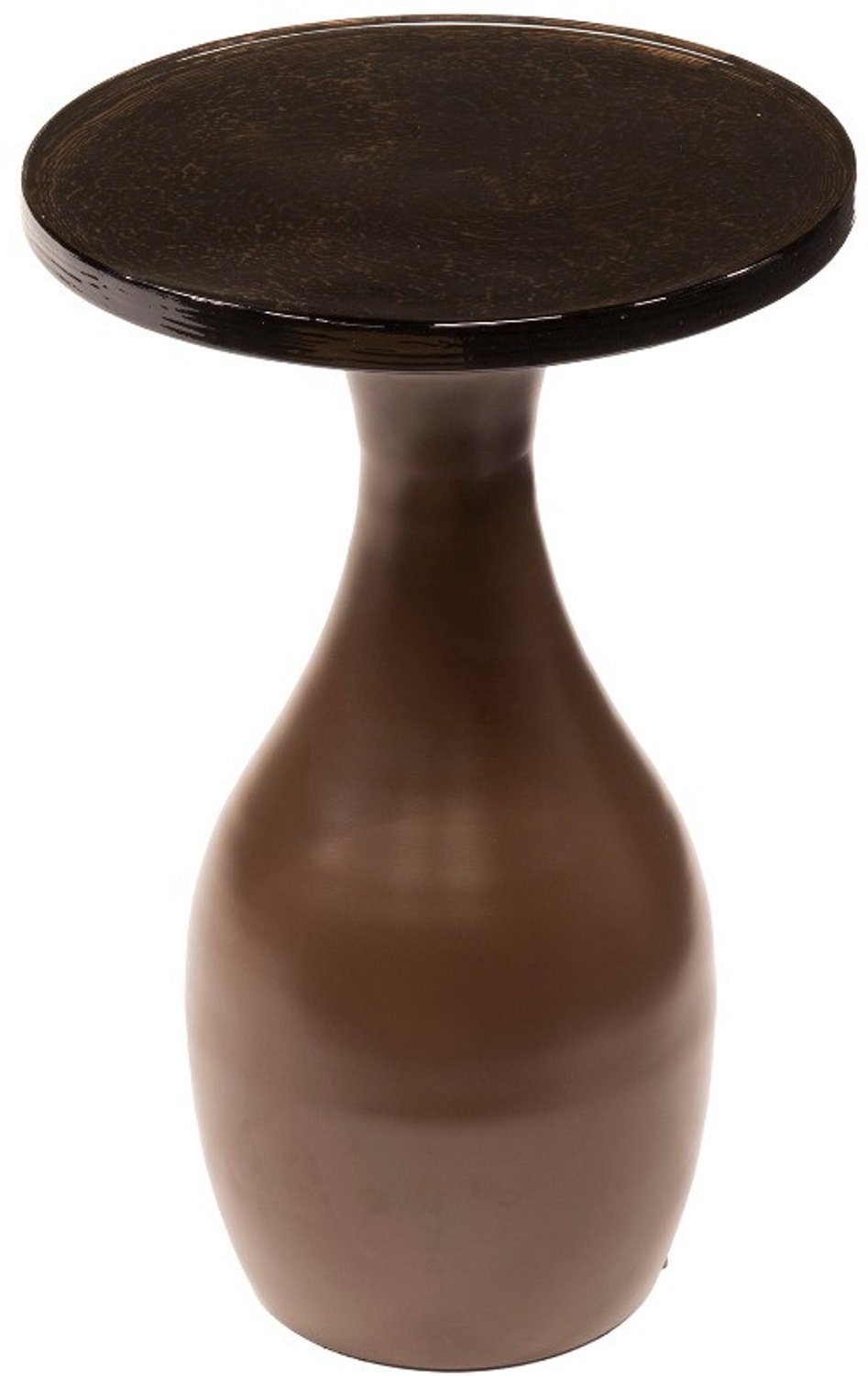 Fraaai Benny bijzettafel druppel S - koper antiek finish
