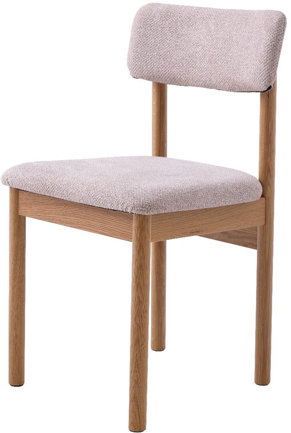 Nordic Home Sapo eetkamerstoel - roze/naturel