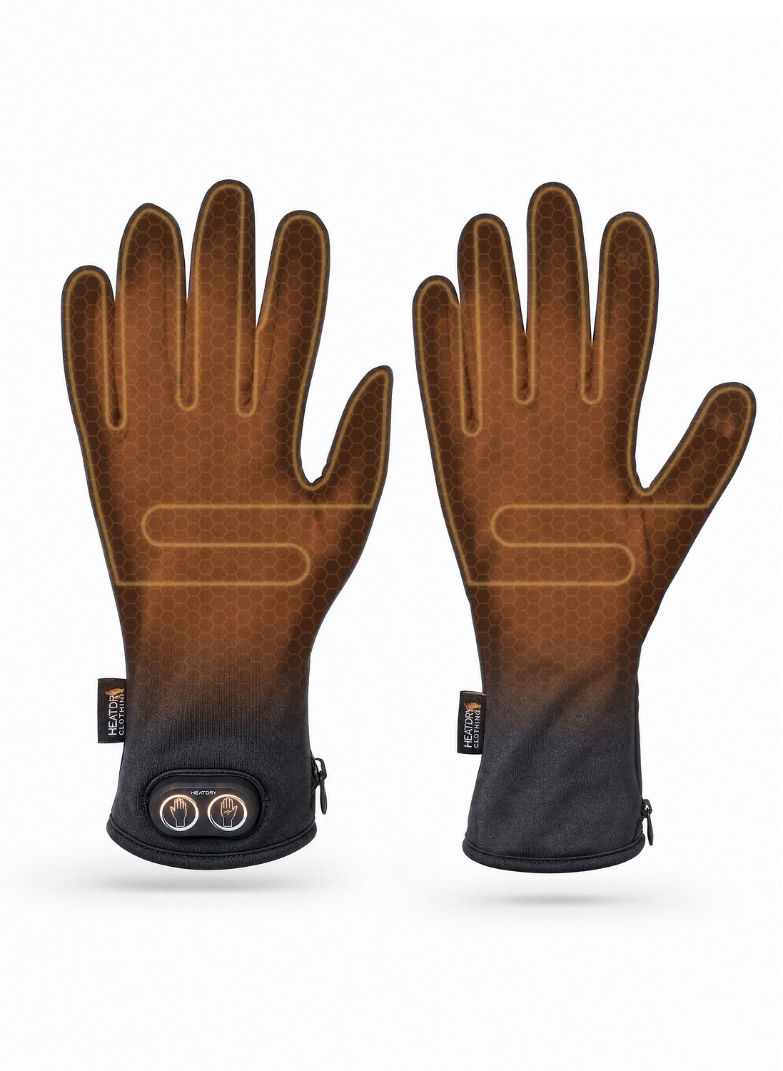 HEATDRY® Clothing - CoreLight 2026 - Dunne Verwarmde Handschoenen - Elektrische Handschoenen - Unisex - Zwart - Maat XL / incl. 3000mAh batterijen, Snellader