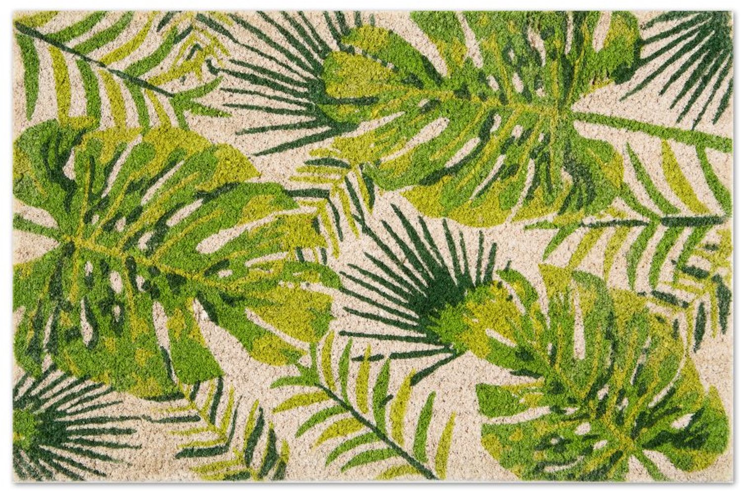 Excelsa Deurmat Excelsa Foliage 60x40x1,5 cm Kokosvezel en PVC Veelkleurig