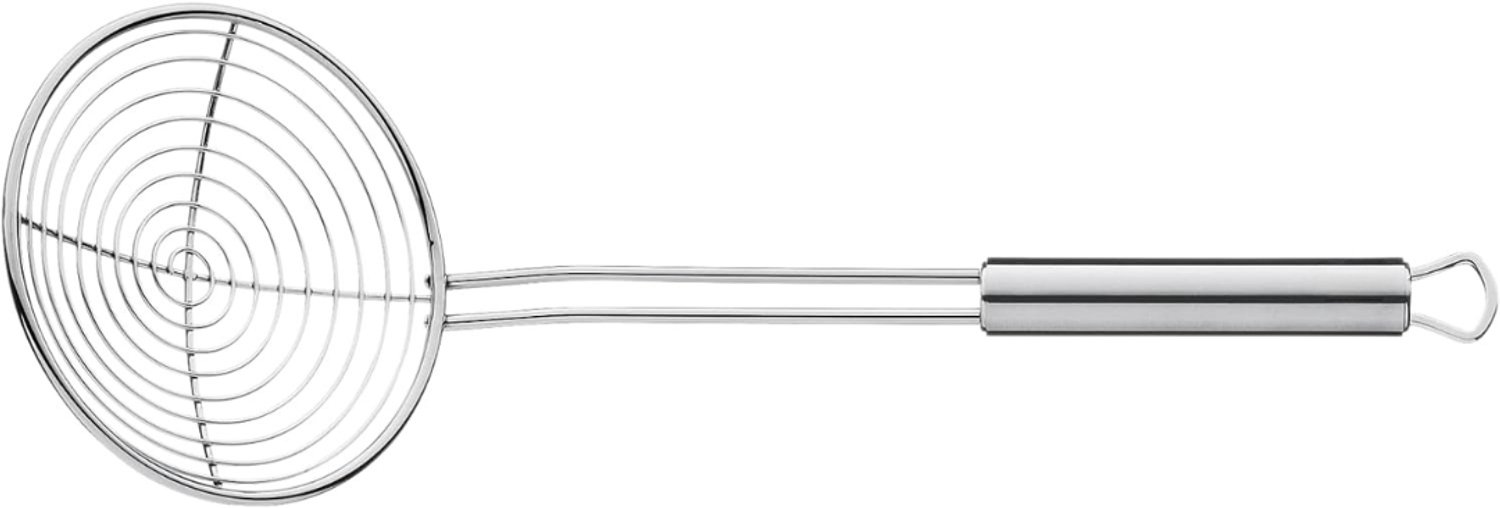 Levo® Spatel - Zeef - Schuimspaan - Zilver - 35cm x 12cm x 8cm