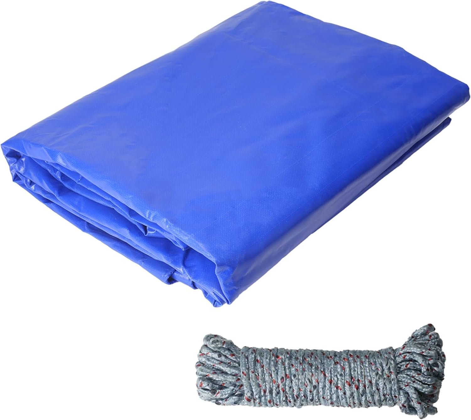 Afdekzeil 3 x 5 m - blauw - waterdicht - ideaal voor zwembad en tuinmeubelen - ServiceTopper